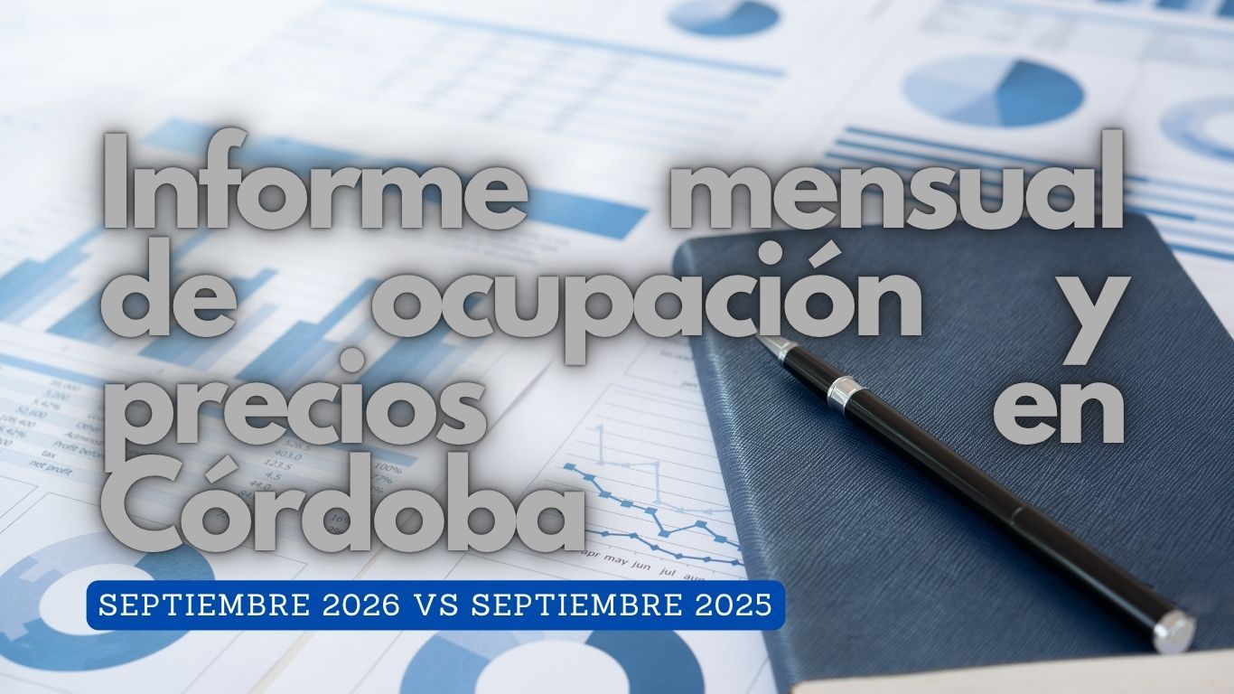 Informe mensual de ocupación y precios en Córdoba - septiembre 2026